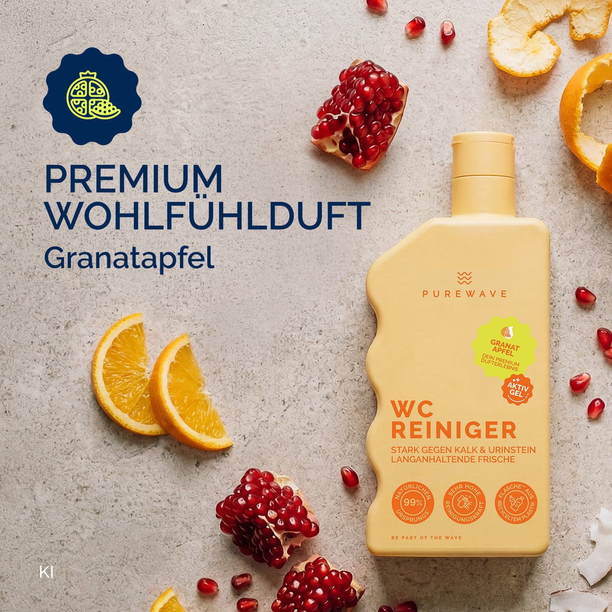 WC-Reiniger Aktiv-Gel Granatapfel