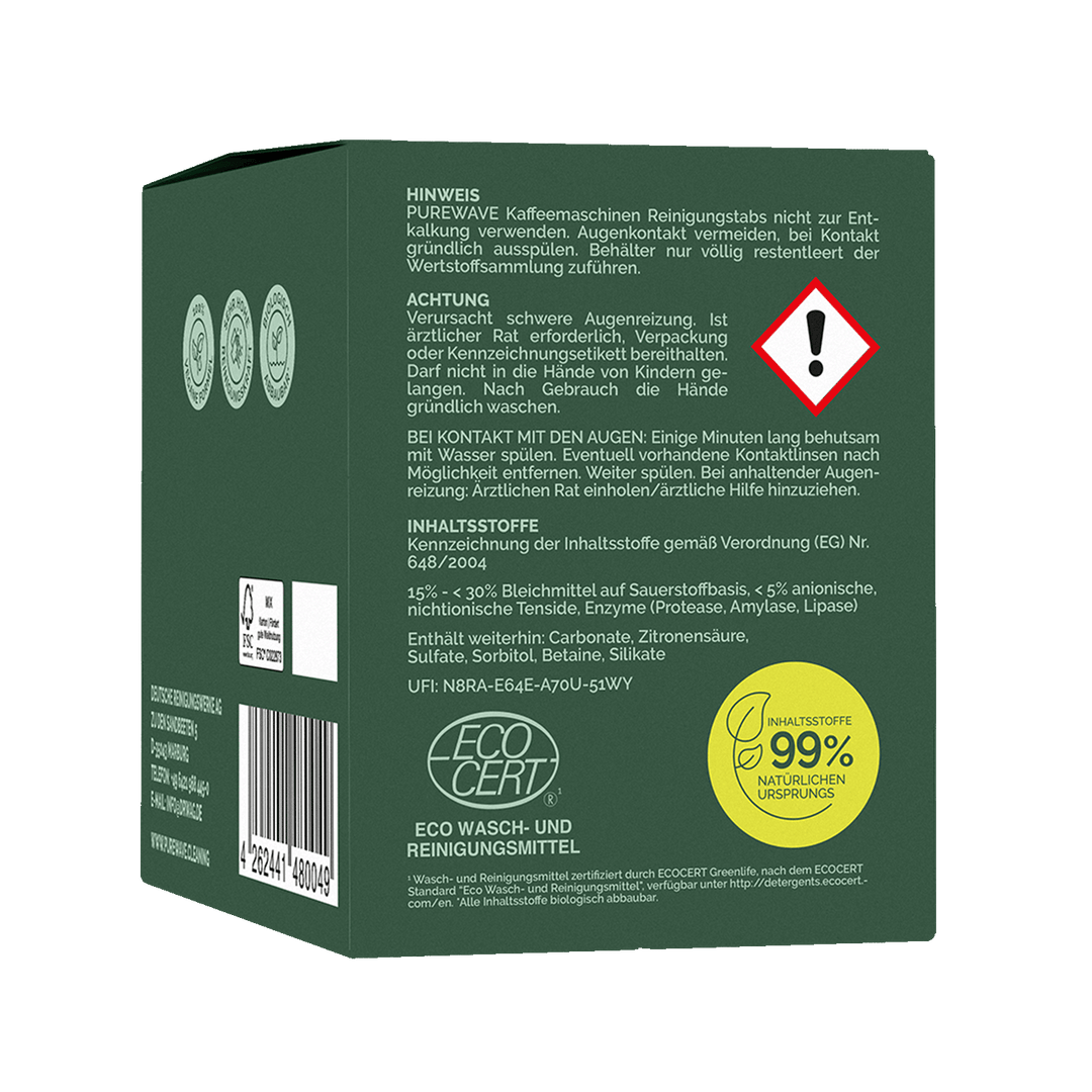 Kaffee-Pflegeset, 10 Tabs