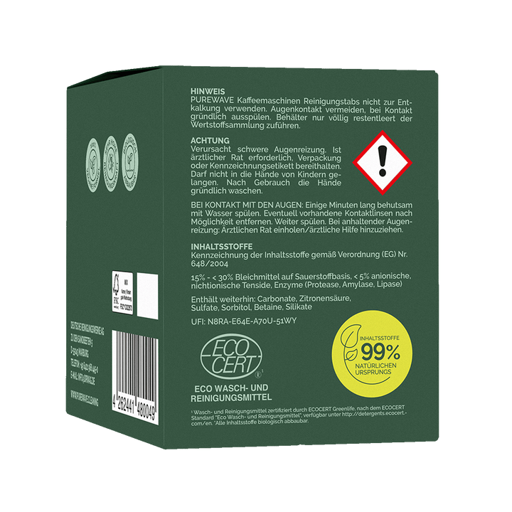 Kaffee-Pflegeset, 10 Tabs