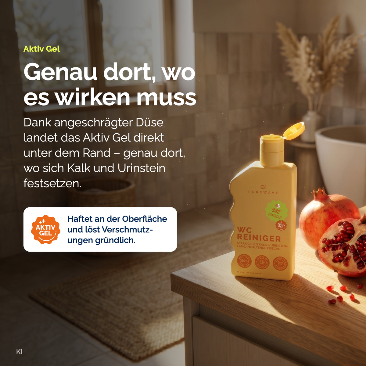 WC-Reiniger Aktiv-Gel Granatapfel